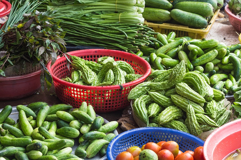 various vegetables on the market vegetables exporter in Bangladesh